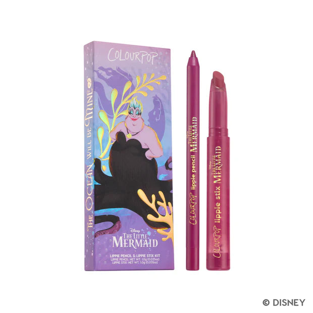 ColourPop and The Little Mermaid Ursula Lip Kit🐚 Limited Edition