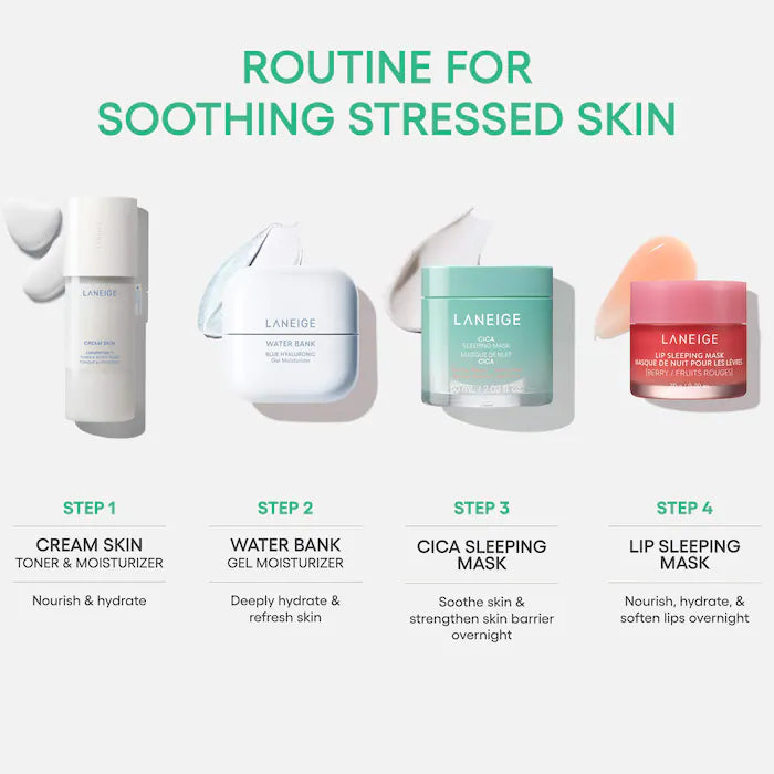 LANEIGE Cica Sleeping Mask for Soothing Relief with Centella Asiatica