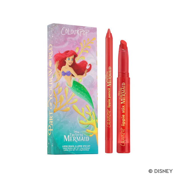 ColourPop and The Little Mermaid Ariel Lip Kit🐚 Limited Edition