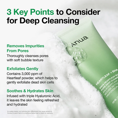 Heartleaf Quercetinol Pore Deep Cleansing Foam
