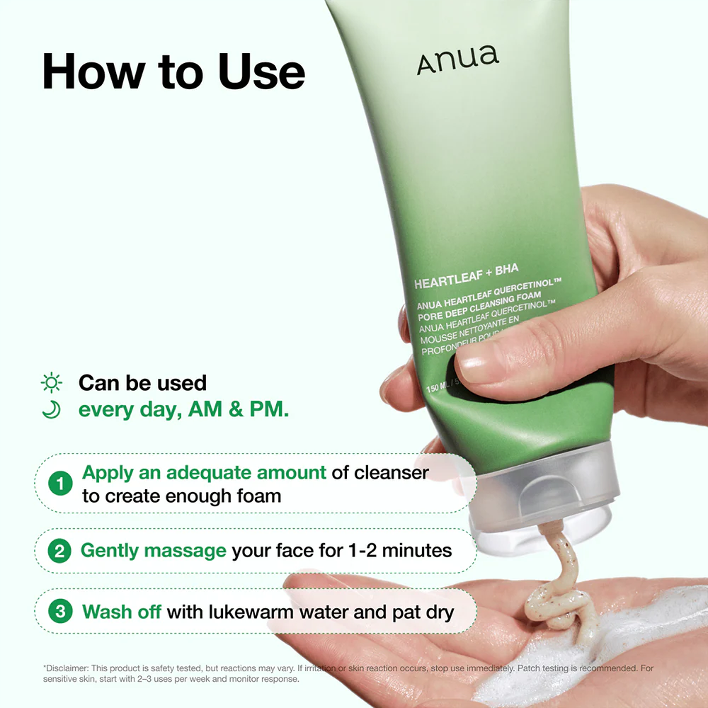 Heartleaf Quercetinol Pore Deep Cleansing Foam