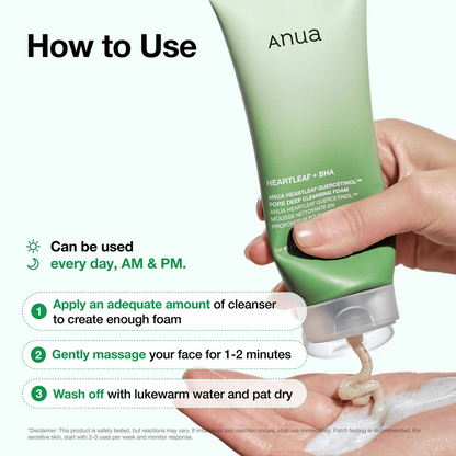Heartleaf Quercetinol Pore Deep Cleansing Foam