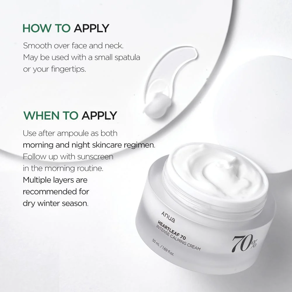 Heartleaf 70% Intense Calming Cream