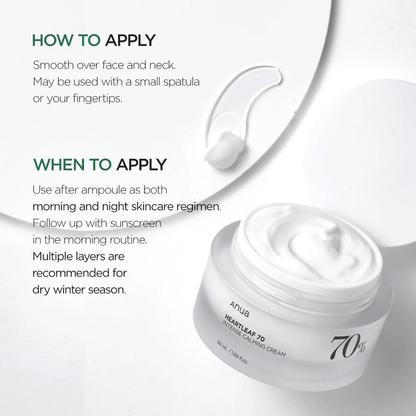 Heartleaf 70% Intense Calming Cream