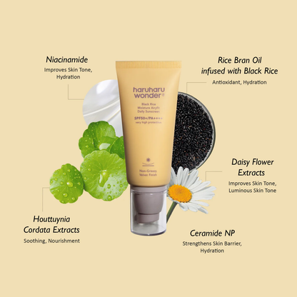 Black Rice Moisture Airyfit Daily Sunscreen SPF50+