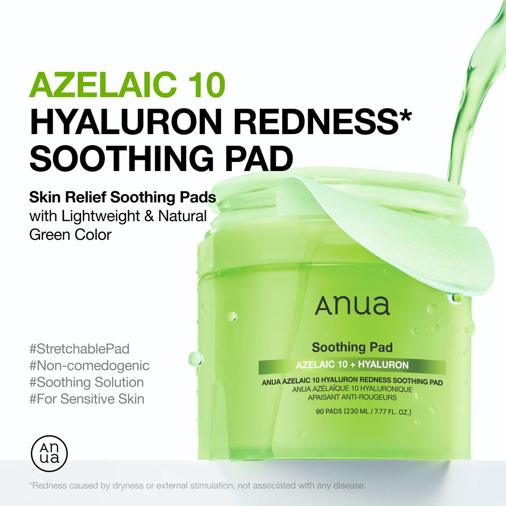 Azelaic 10 Hyaluron Redness Soothing Pad 230ml