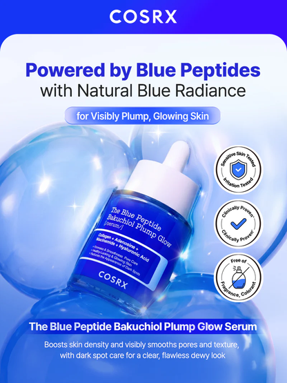 The Blue Peptide Bakuchiol Plump Glow Serum