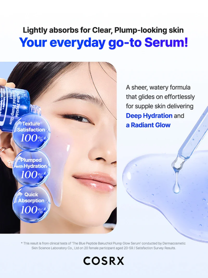The Blue Peptide Bakuchiol Plump Glow Serum