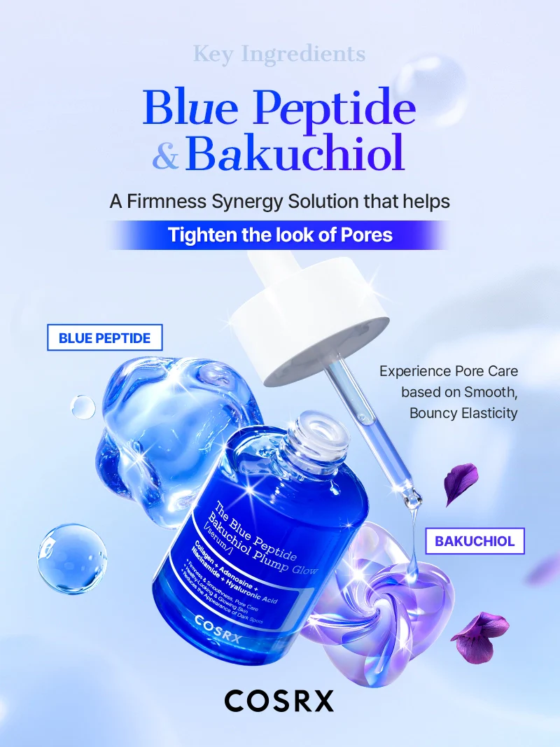 The Blue Peptide Bakuchiol Plump Glow Serum