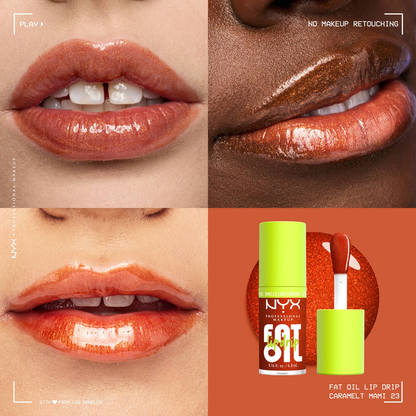 NYX-FAT OIL LIP & BODY KIT CARAMELT MAMI 3-piece caramel body care set for baddies on the go