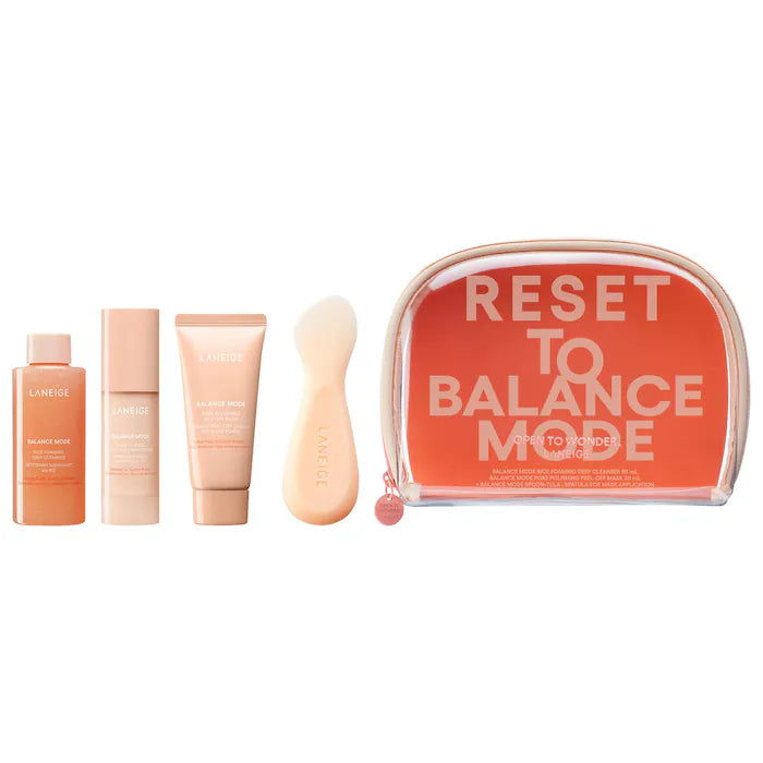 Reset to Balance Mode Kit - Routine Set for Oily Skin and Pore + Shine Control