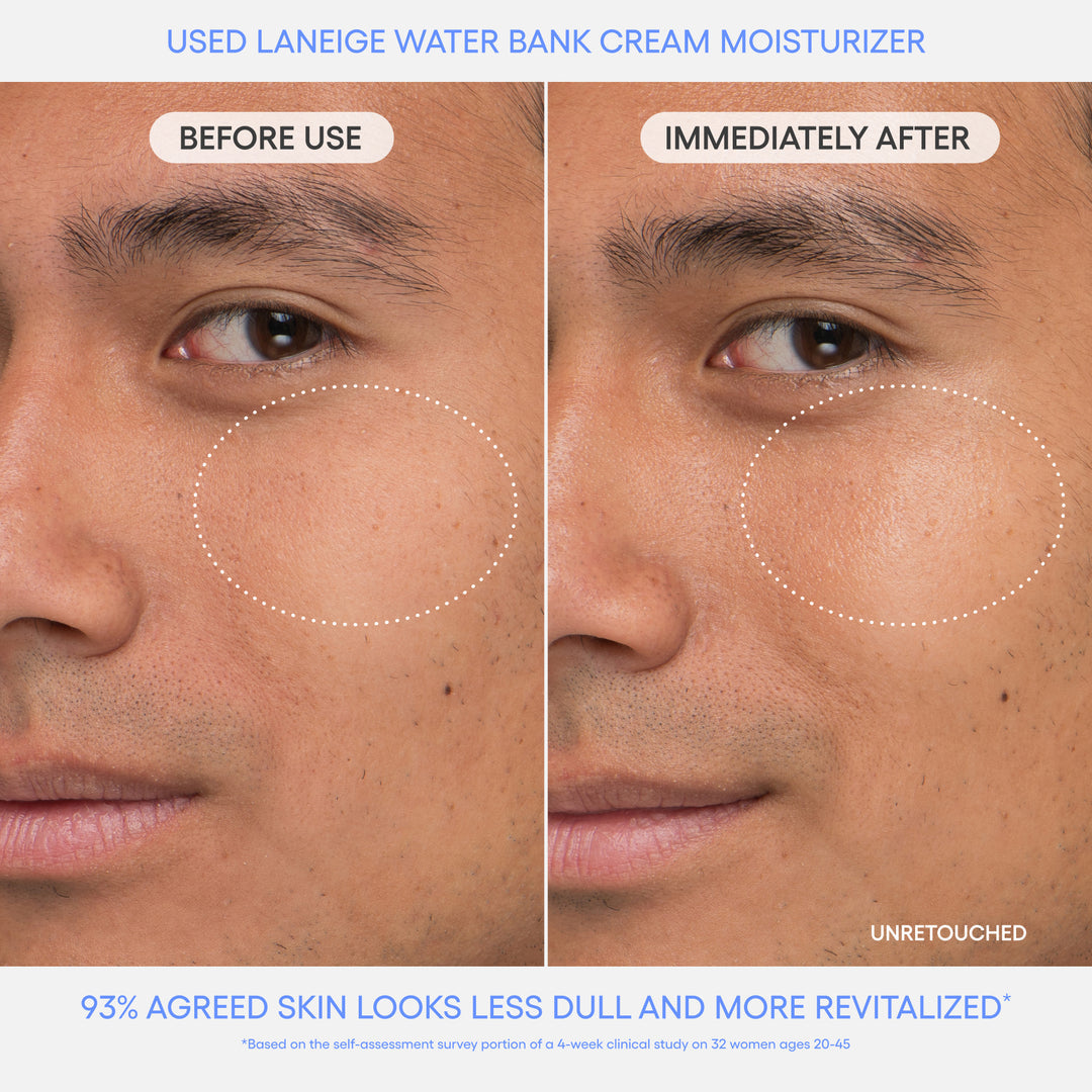 LANEIGE  Water Bank Blue Hyaluronic Cream Moisturizer for Moisture Barrier Repair