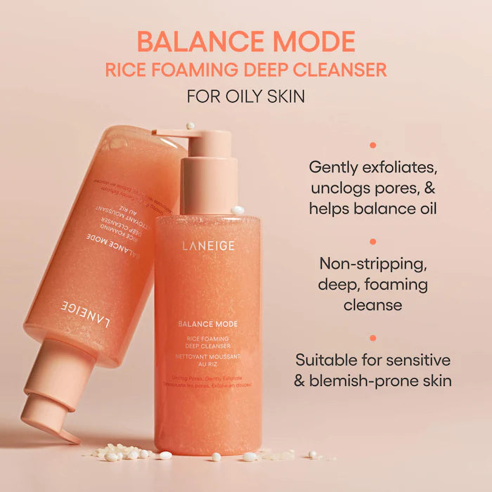 Reset to Balance Mode Kit - Routine Set for Oily Skin and Pore + Shine Control