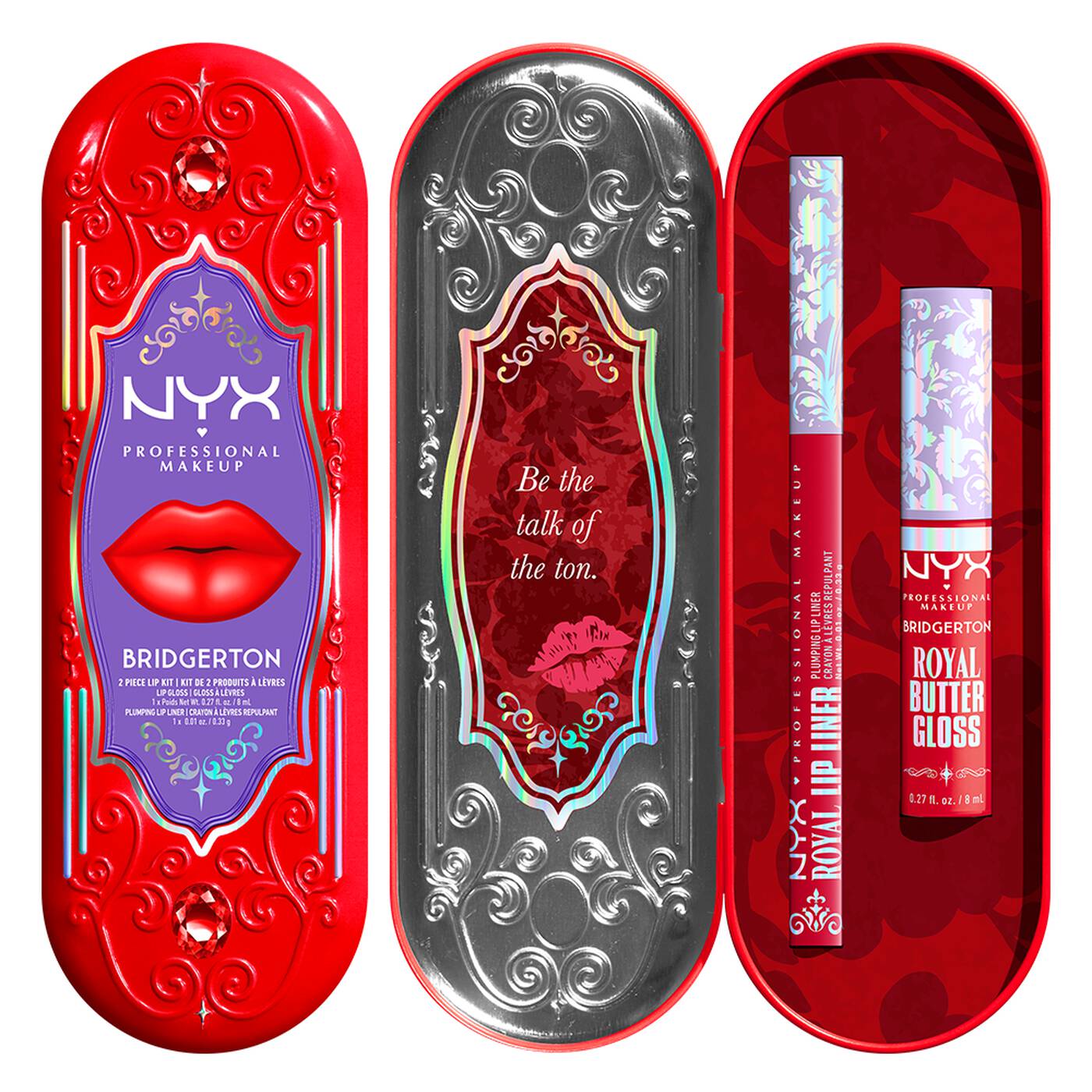 NYX-Bridgerton Royal Treasures 2-Piece Lip Kit