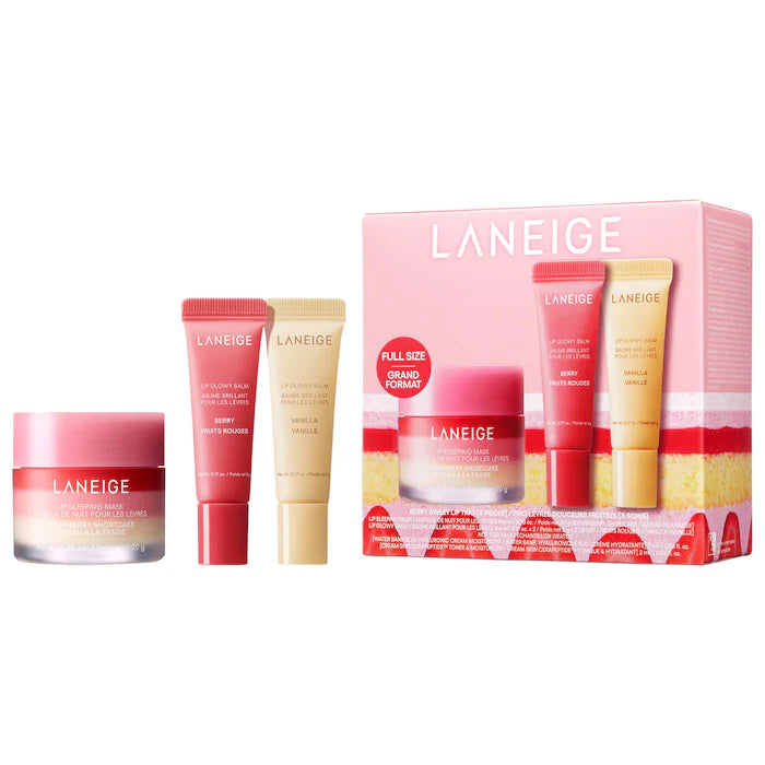LANEIGE  Berry Sweet Lip Treatment Minis Trio Set-Limited Edition