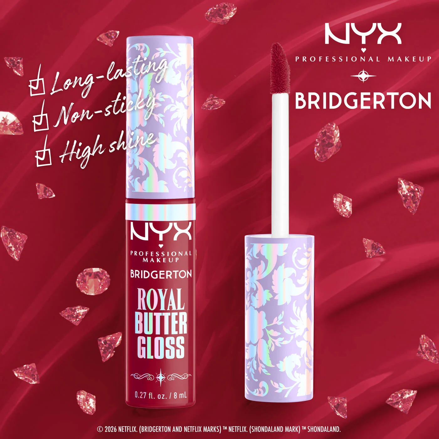 NYX-Bridgerton Royal Treasures 2-Piece Lip Kit