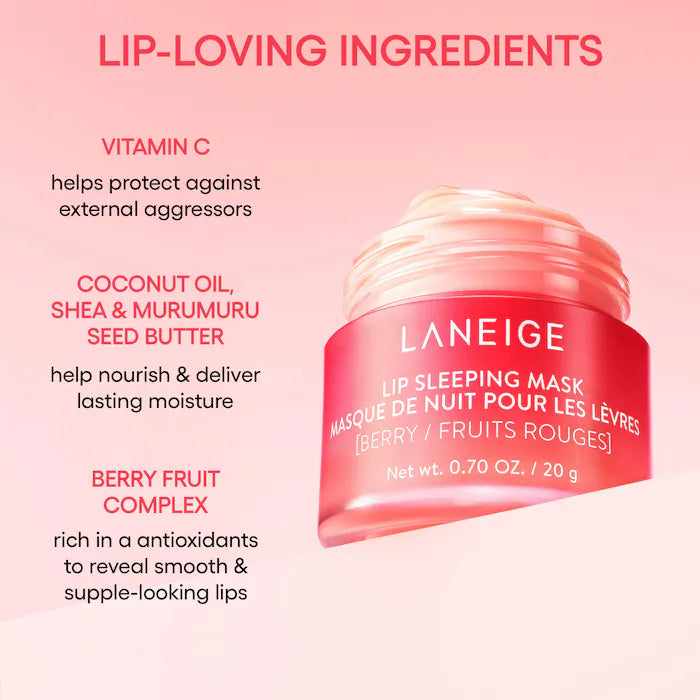 LANEIGE  Berry Sweet Lip Treatment Minis Trio Set-Limited Edition