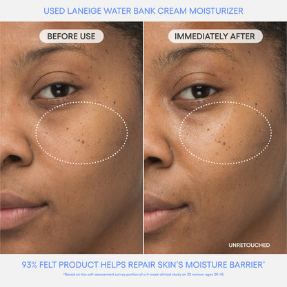 LANEIGE  Water Bank Blue Hyaluronic Cream Moisturizer for Moisture Barrier Repair