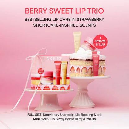 LANEIGE  Berry Sweet Lip Treatment Minis Trio Set-Limited Edition