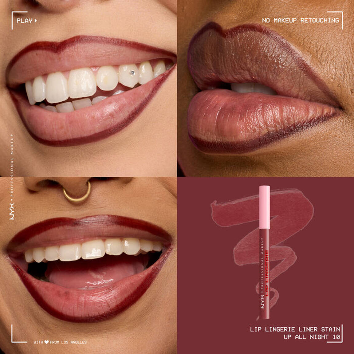 NYX Professional Makeup Lip Lingerie Lip Liner Stain