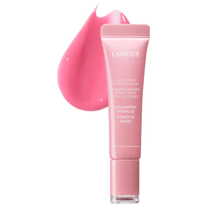 LANEIGE  Glaze Craze Tinted Polypeptide Lip Serum Treatment